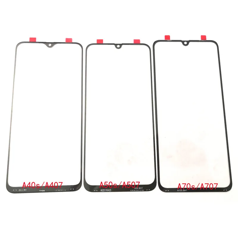 Новинка для Samsung A40s A50s A70s A407 A507 A707 ЖК передняя внешняя линза переднее Внешнее