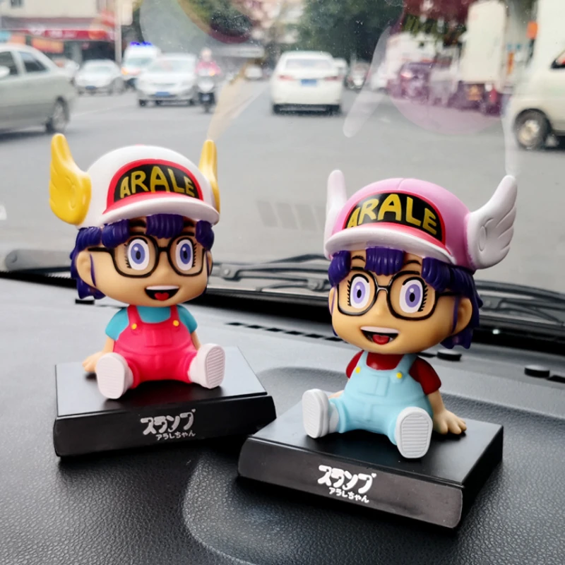 アニメ漫画 Dr スランプアラレシェイクヘッド車の装飾品の Q バージョン博士の Iq フィギュア模型玩具携帯電話ブラケット車の装飾 装飾品 Aliexpress