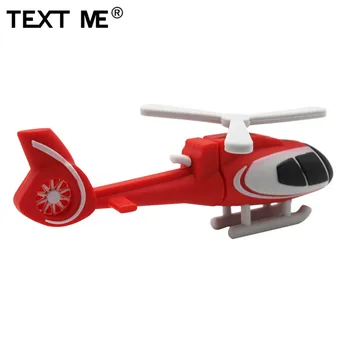 

TEXT ME cartoon Cool helicopter model usb2.0 4GB 8GB 16GB pendrive USB Flash Drive creative 32GB 64GBPendrive