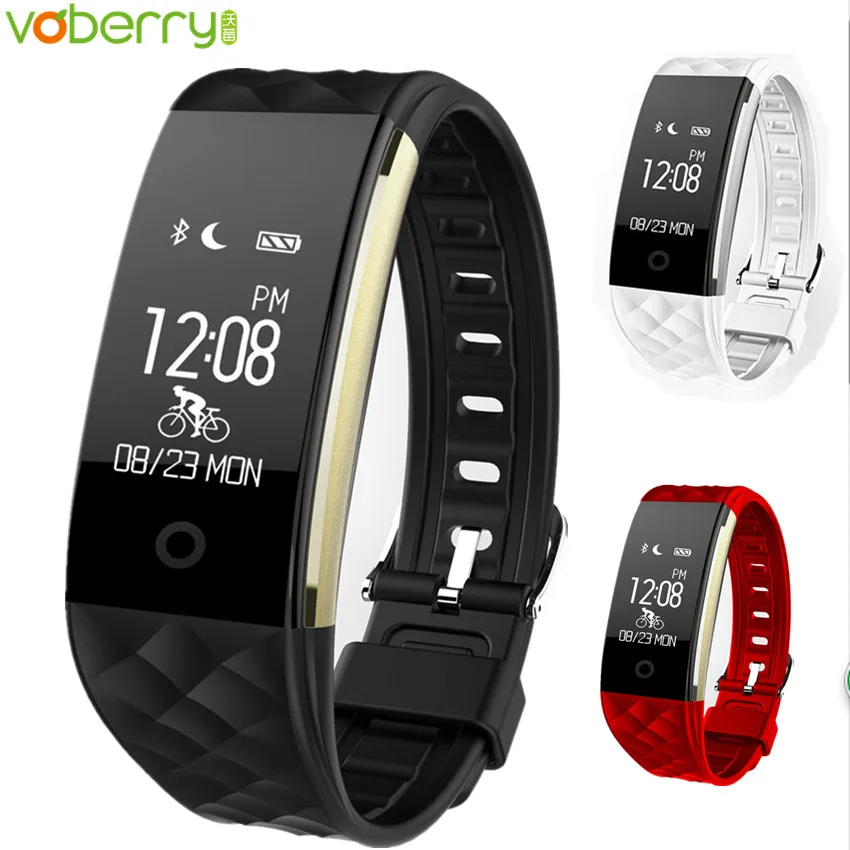 S2 Plus Bluetooth Смарт-браслет монитор сердечного ритма IP67 Водонепроницаемый Smartband браслет трекер активности для Android IOS 35
