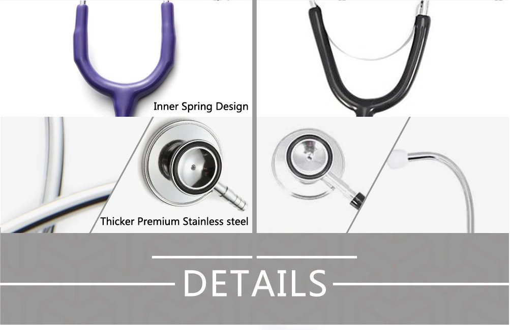 10 шт. Роскошный профессиональный двойной стетоскоп доктор ...