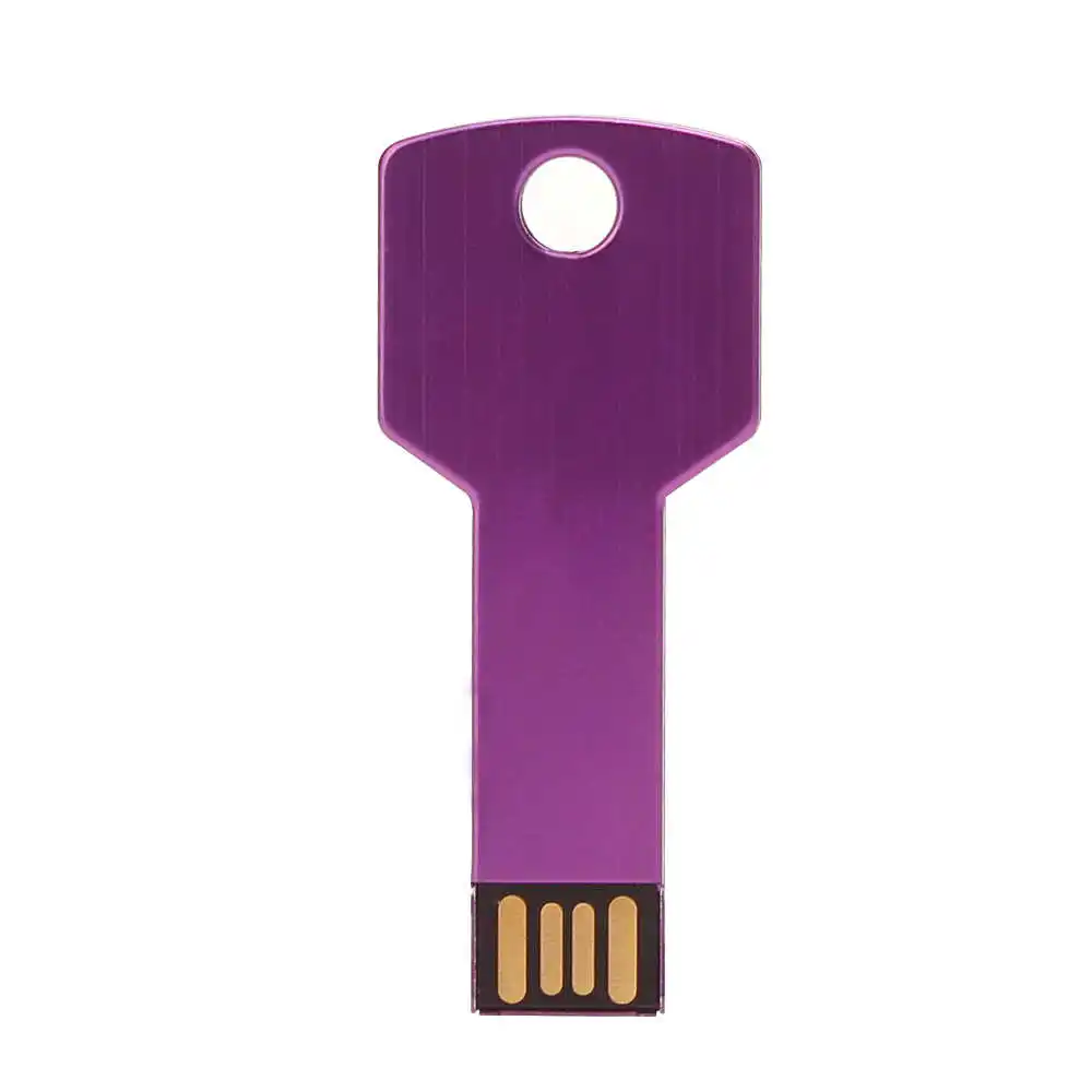 USB флеш-накопитель xiwang, 64 ГБ, металлический ключ, флешка, 128 ГБ, 32 ГБ, 16 ГБ, 8 ГБ, 4 Гб, водонепроницаемая флешка, USB2.0, USB флешка, карта памяти на заказ - Цвет: purple