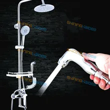 Четырехскоростной душевой набор медный Лифт booster душевой большой душ многофункциональный дизайн