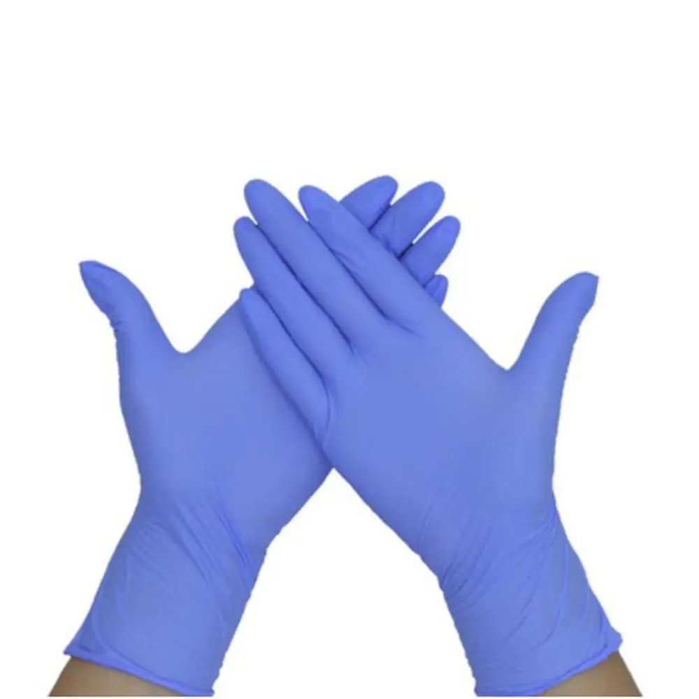 

100pcs Disposable Gloves Nitrile Rubber Gloves Latex For Home Food Laboratory Cleaning Rubber Gloves Multifunctional Home Tools
