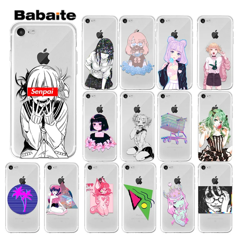 Мягкий чехол для телефона Babaite из ТПУ с японским аниме аксессуары iPhone X XS MAX 6 6s 7 7plus