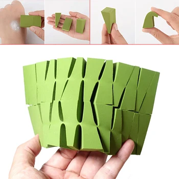 

Practical 24Pcs Makeup Sponge Beauty Cosmetic Smooth Puff 4 Colors Triangle Makeup Sponge Puffs
