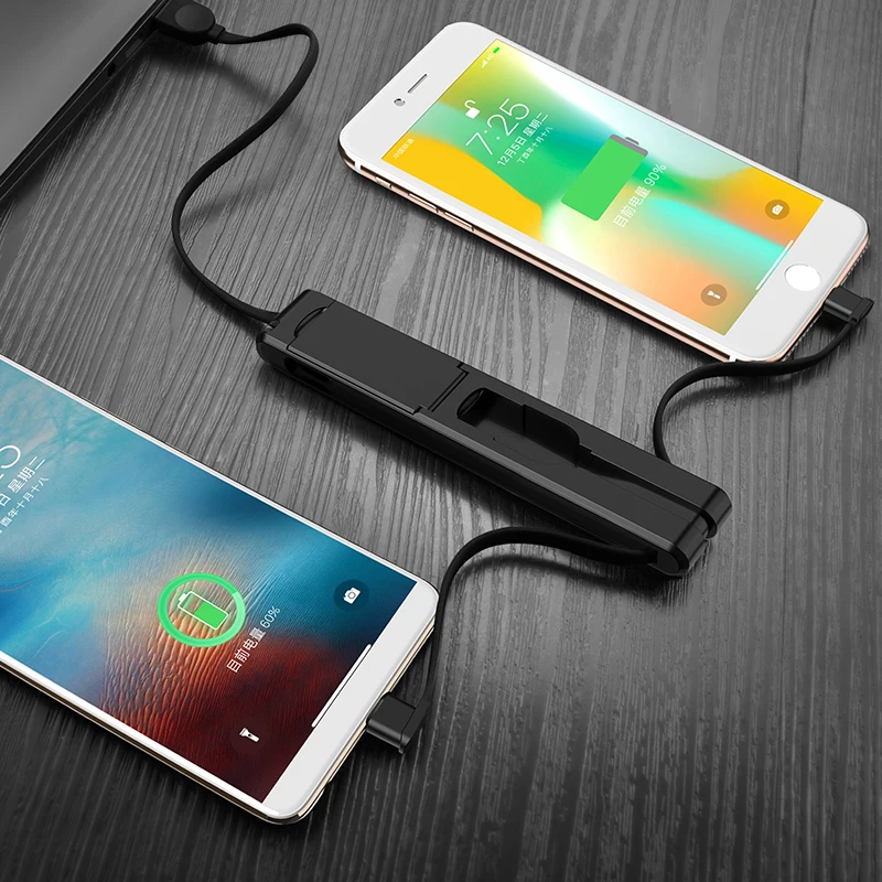 Кабель micro usb oatsbasf для iphone зарядное устройство xr mi note 10 oneplus 6t huawei p30 pro 3 в 1 кабель Type