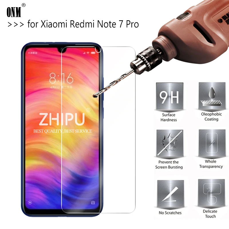 Закаленное стекло для Xiaomi Redmi Note 7 Pro защитное 2.5D 9H Pro|Защитные стёкла и плёнки| |