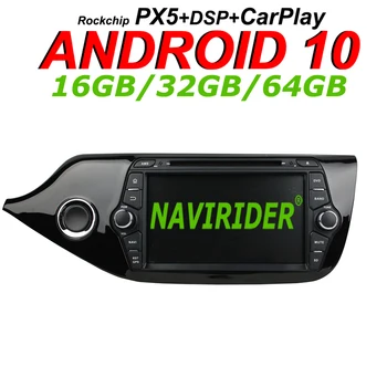 

Navirider GPS navigation For KIA CEED 2014 8inch stereo headunit DVD Car android 10 8core 64gb rom radio bluetooth player