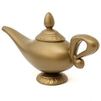 

Christmas Decorations Plastic Aladdin Magic Lamp Halloween Christmas AGenie Lamp For Aladdin Prop For Children Home Party