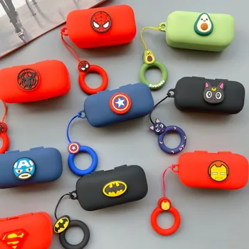 

For QCY- T5 T5S Wireless Bluetooth Headset Portable Protective Cover with Finger Strap for QCY T5