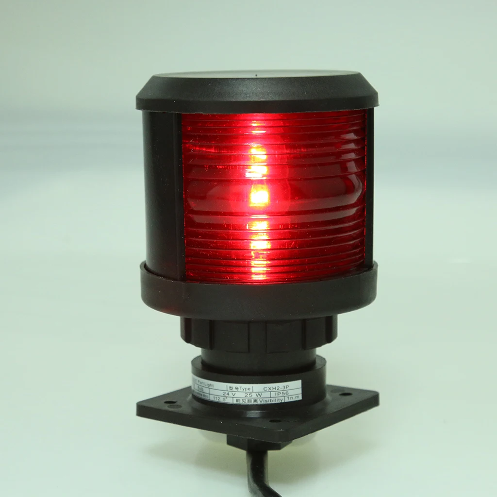 Red+Green 12V/24V LED Port Navigation Signal Light for Marine Boat ,Yacht