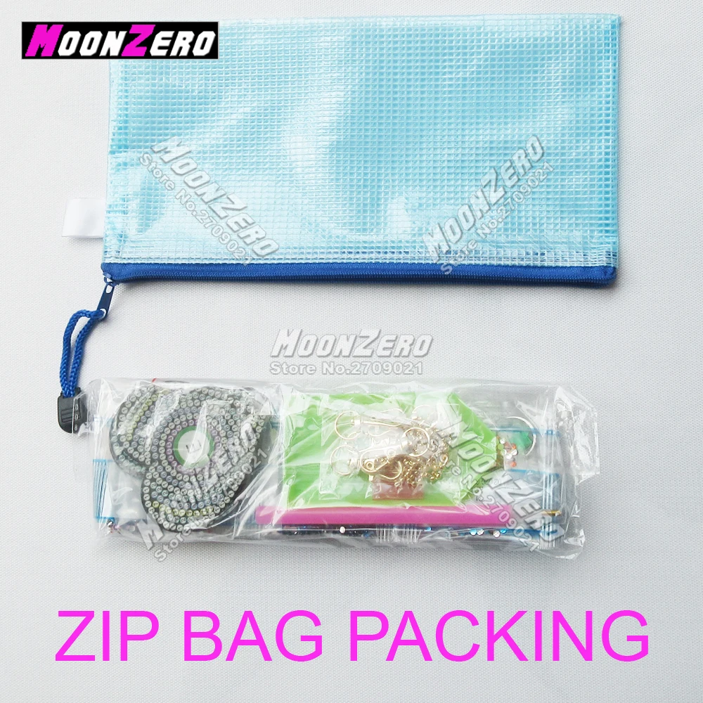 Zip bag packing
