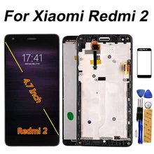 Сменный сенсорный ЖК экран 4 7 дюйма для Xiaomi Redmi 2|Экраны мобильных