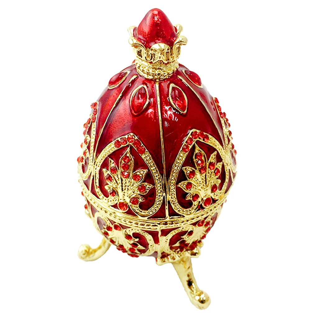 Prince European Easter Egg Jewelry Box Jewel Storage Organizer Event Home Decor