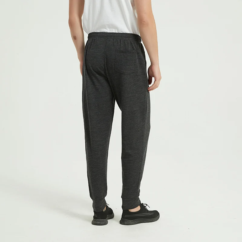 Merino Wool Men's sweatpants Woolly Clothing 300gsm terry thermal Wiching Breathable Anti-Odor 4