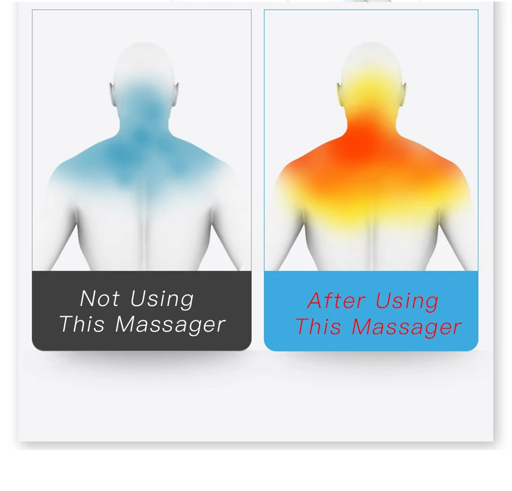 4D разминание шейный массажер автомобиля Офис инфракрасное Отопление шиацу массажные устройства плечо тело шеи Massageador шаль