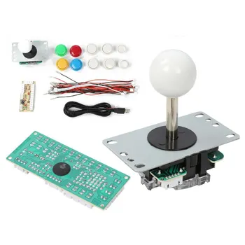 

Replacement Compatible For Delay Arcade Game USB Encoder PC DIY Joystick Rocker Kit for Raspberry Repairment Part Accessories