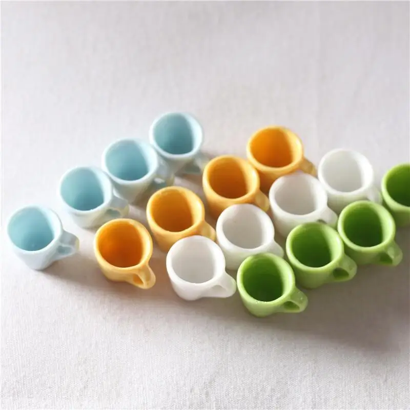 4PCS/Lot 112 Miniature Dollhouse Mini Mug Cups for 1/6 Doll House