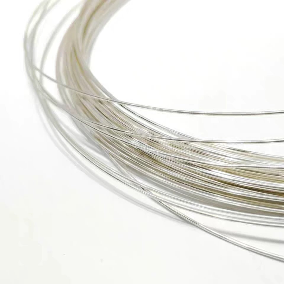 Details about   one meter length S9999 silver wire thread solid line handmade woven 0.4mm-0.8mm 