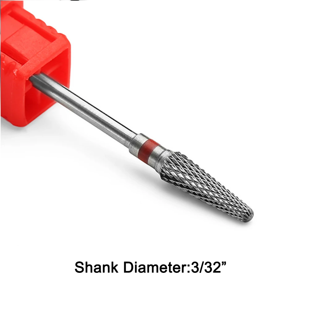 Nail Drill Bit Nail Art Tool Manicure Tools 29 Type Nail Drill Bits For Electric Drill Manicure Machine Accessory Rainbow Tungsten Carbide Ceramic Milling Cutter Nail Files