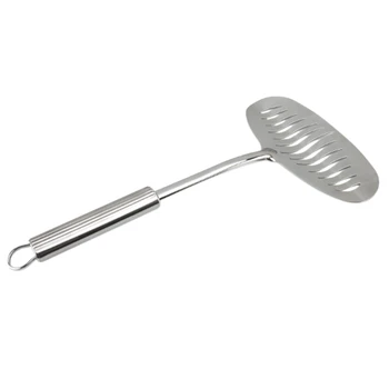 

Stainless Steel Fish Spatula Kitchen Cooking Spatula Non-Stick Stainless Steel Fried Fish Spatula