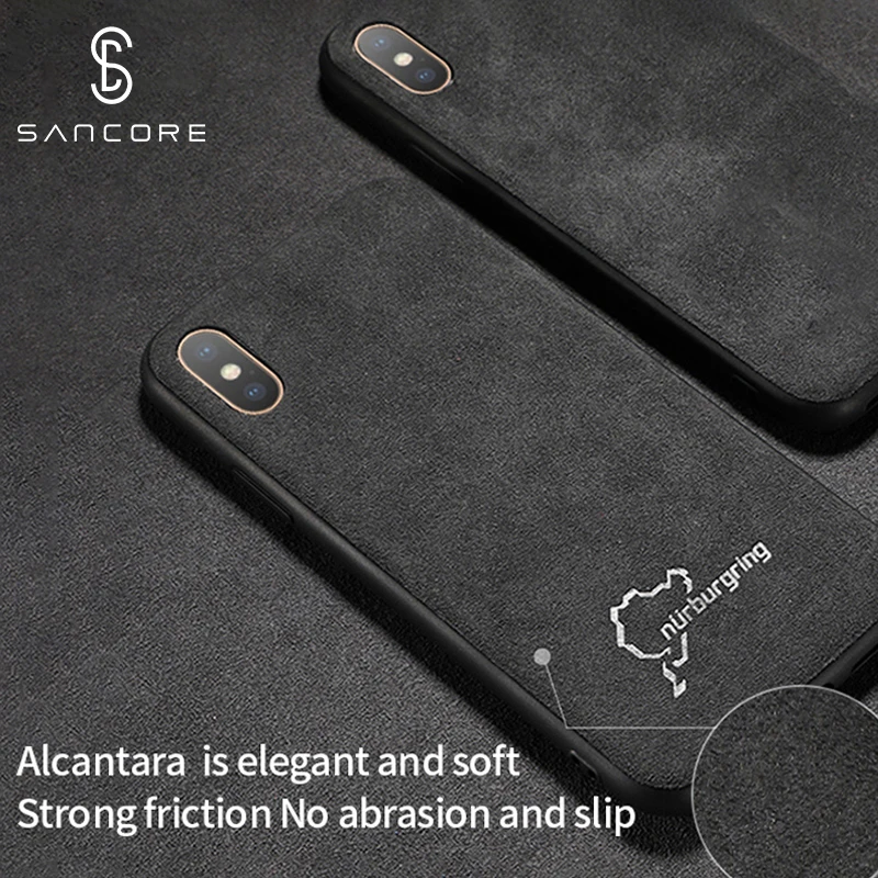 Чехол SanCore из искусственной кожи для iPhone X XS XR Max|Бамперы| |