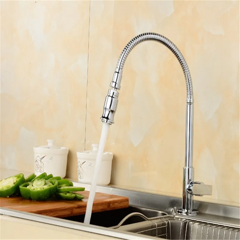 

Manufacturers Single Cold Faucet, Universal Conversion Copper Faucet Kitchen Faucet