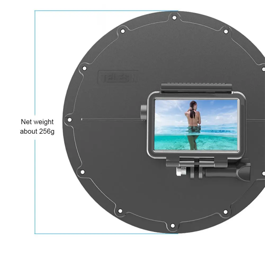 For DJI Osmo Action Sports Camera Water Lens Hood Dome Port Lens Hood Spherical Cover Accessories