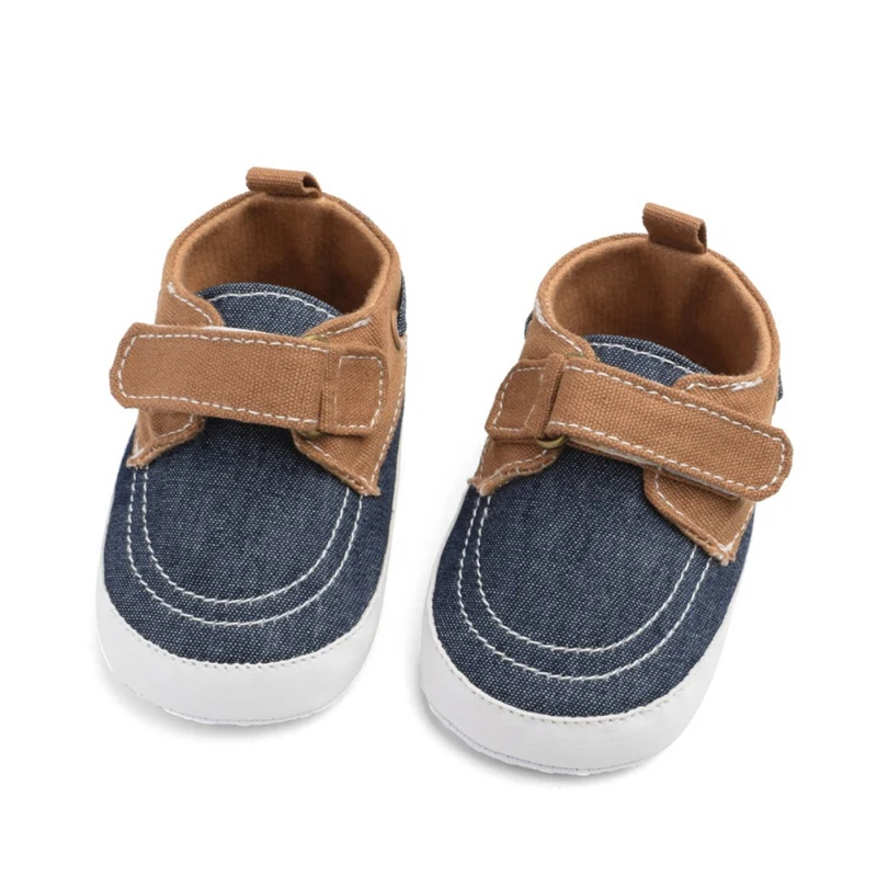 

Newborn Infant Baby Boy Shoes Soft Sole Non-slip Sneaker Cotton Crib Shoes Sport Casual Warmer Prewalking First Walkers