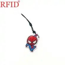 UID S50 1K 13,56 Mhz сменный записываемый брелок RFID комикс шаблон Водонепроницаемый брелок жетон тег карта контроля доступа 1 шт