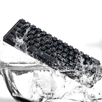 

RGB Backlit Bluetooth 5.0 Wireless Dual Mode Mechanical Keyboard,Portable Compact Waterproof Mini Gaming 61 Gateron Keys