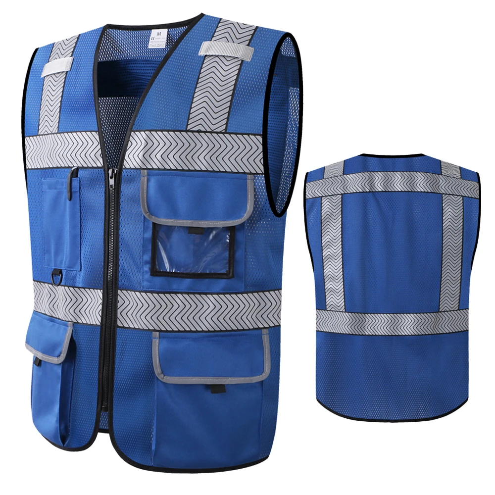 blue safety vest