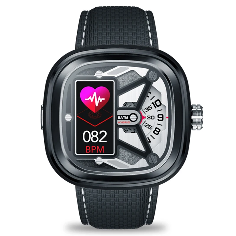 FFYY-Zeblaze Hybrid 2 Smartwatch Heart Rate Blood Pressure 50M Waterproof Exercise Tracking Sleep Tracking Smart Notifications