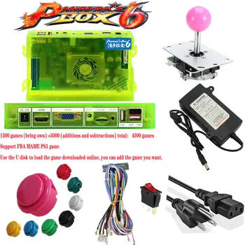 

DIY Jamma Arcade kit parts Bundle 1300 in 1 Classical Game PCB encoder/ push Button/Joystick For Arcade MAME Games