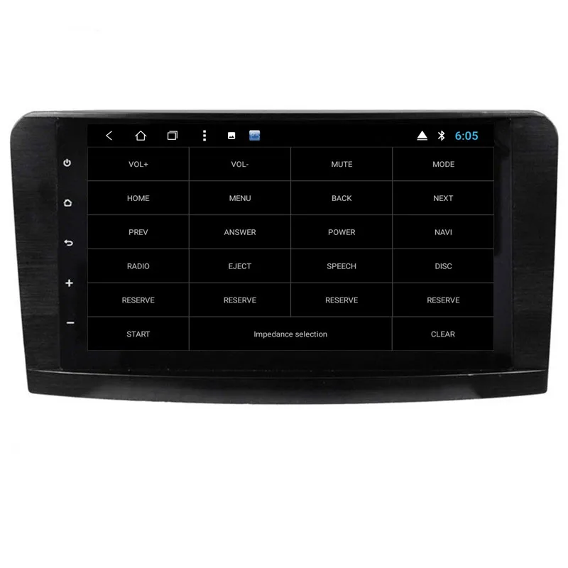 NaviTopia 9 дюймов 8 core ram 2G rom 32G Android 8,1 Автомобильный gps радио плеер для Benz ML GL W164 2005 2006 2007 2008 2009 2010-2012