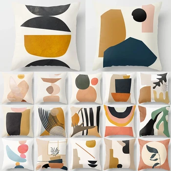 

Nordic Geometry Pattern Decorative Cushions Pillowcase Polyester Cushion Cover Throw Pillow Sofa Decoration Pillowcover 40857