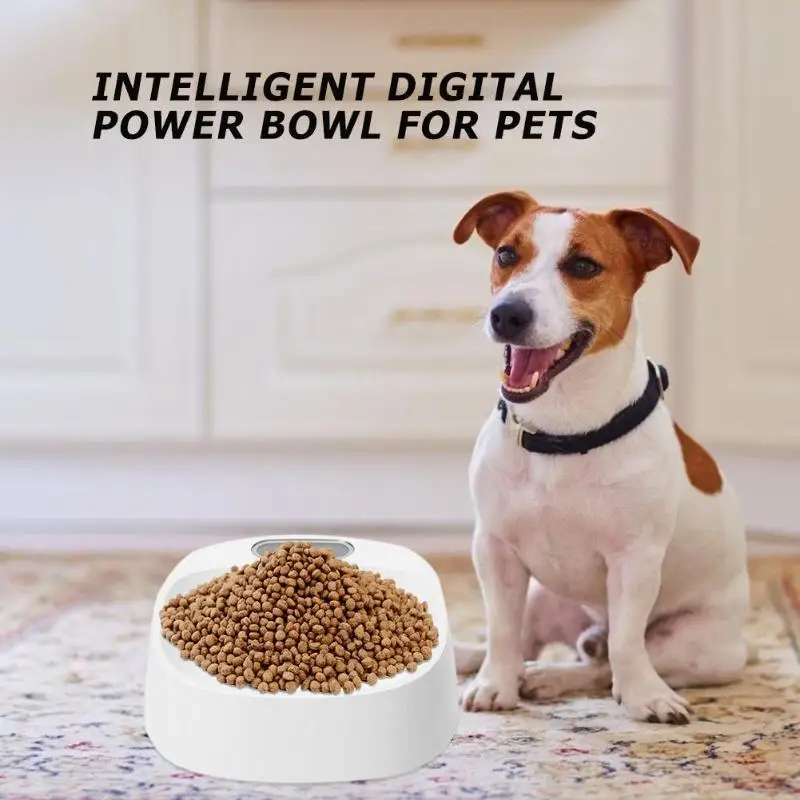 Pet Dog Digital Feeding Bowl Smart Weighing Large Dog Slow Feeder Drinking Bowls Weight Control to Guarantee Pet Health