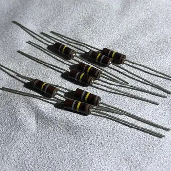 

Original new 100%old style 1/2W 100K 100KR carbon film carbon core fever audio coupling resistance (Inductor)