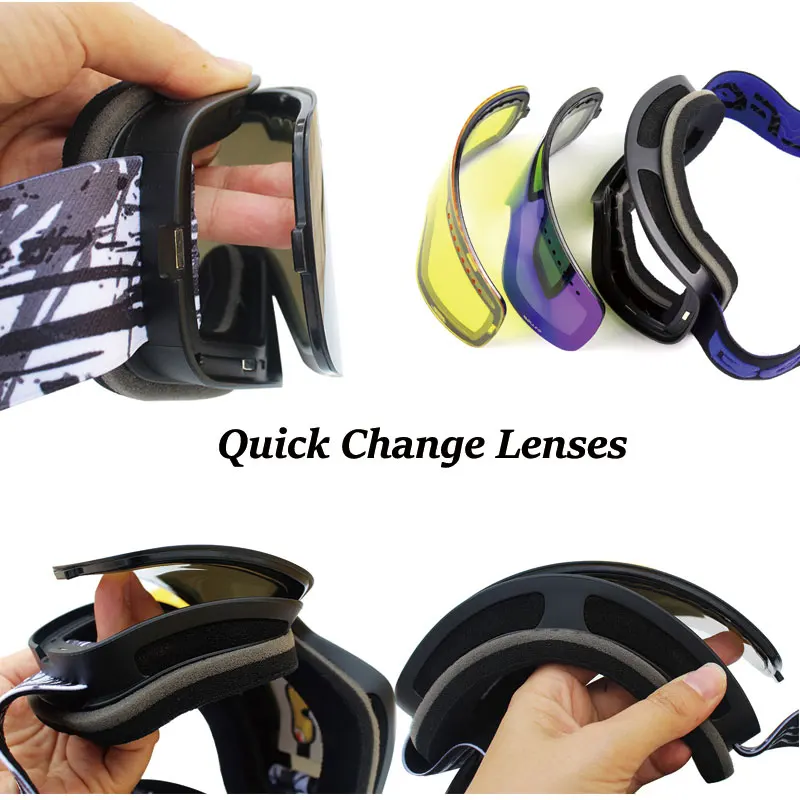 Magnetic Lens Ski Goggles 3