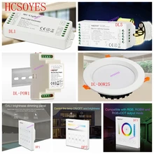 MILIGHT DL5 5 в 1 светодиодные ленты контроллер DALI DL-DOW25 25 Вт RGB+ CCT светодиодный светильник DL1 DP1 DP2 DP3 пульт дистанционного управления питания