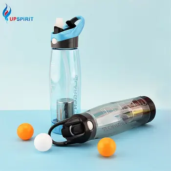 

Upspirit 650mL Sport Water Bottle with Tea Infuser High Capacity Drinking Kettle Outdoor Sport Travel Protein Shaker Drinkware