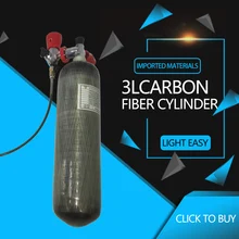 AC103101 Воздушный бак 3л 4500Psi из углеродного волокна воздушный цилиндр Pcp Танк M18* 1,5 респиратор для подводного пистолета Пейнтбол Танк Acecare