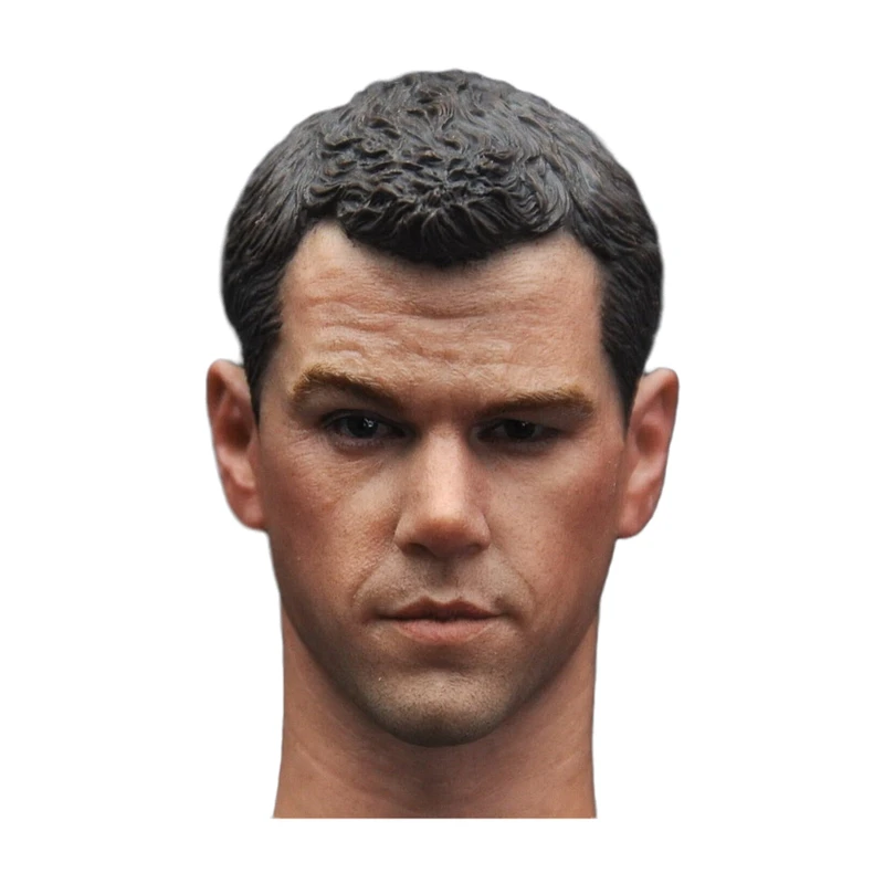 In-Stock Matt Damon 1/6 Scale Head Sculpt For 12in Body W/O Neck 
