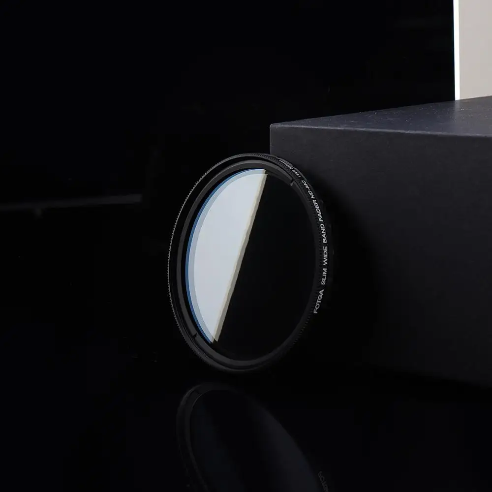 Сверхтонкий Fader FOTGA регулируемый фильтр ND для объектива DSLR ND2 ND4 ND8 ND400 49 52 55 58 62