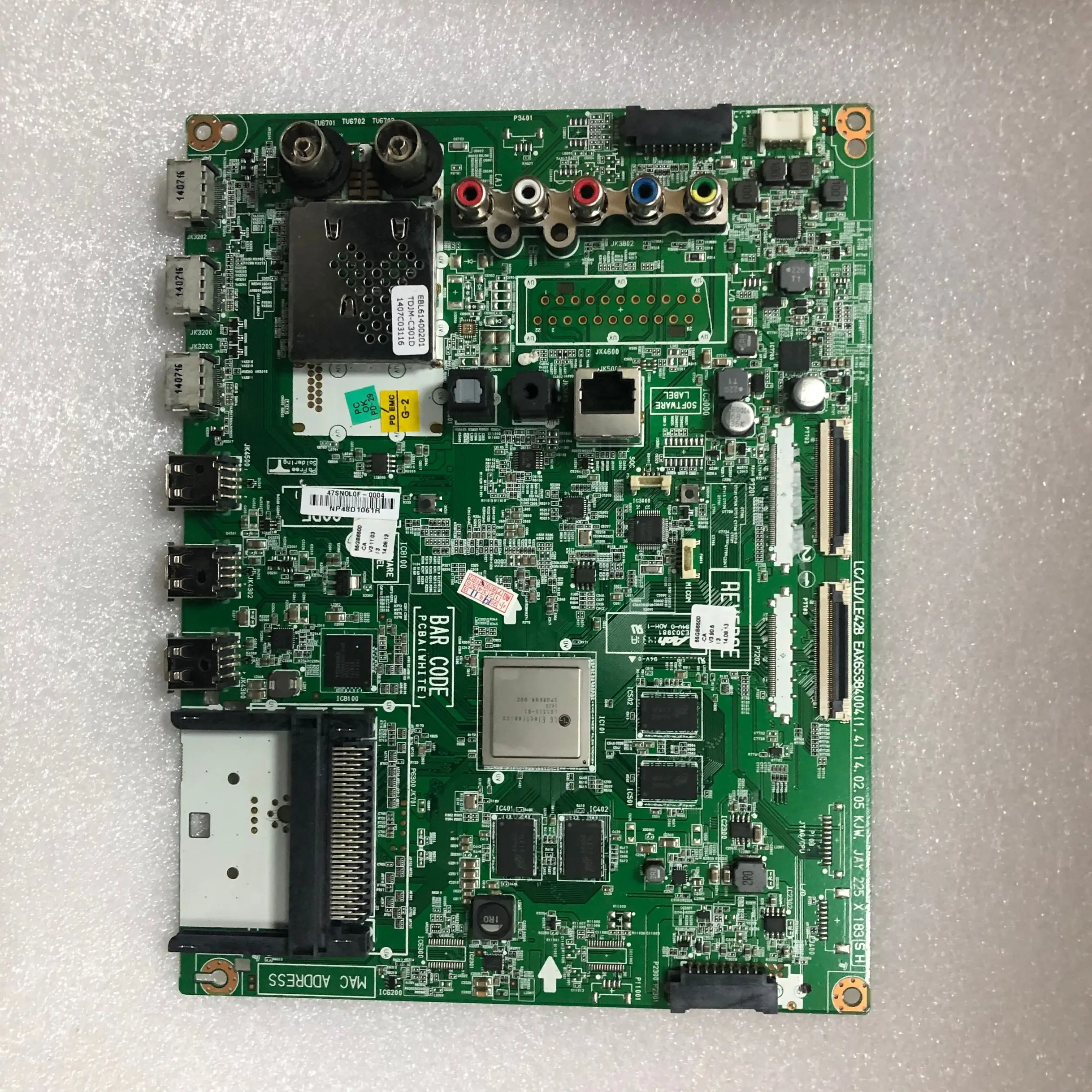 Бесплатная доставка хороший тест для материнской платы 55GB6500-CA EAX65384003 EAX65384004 |