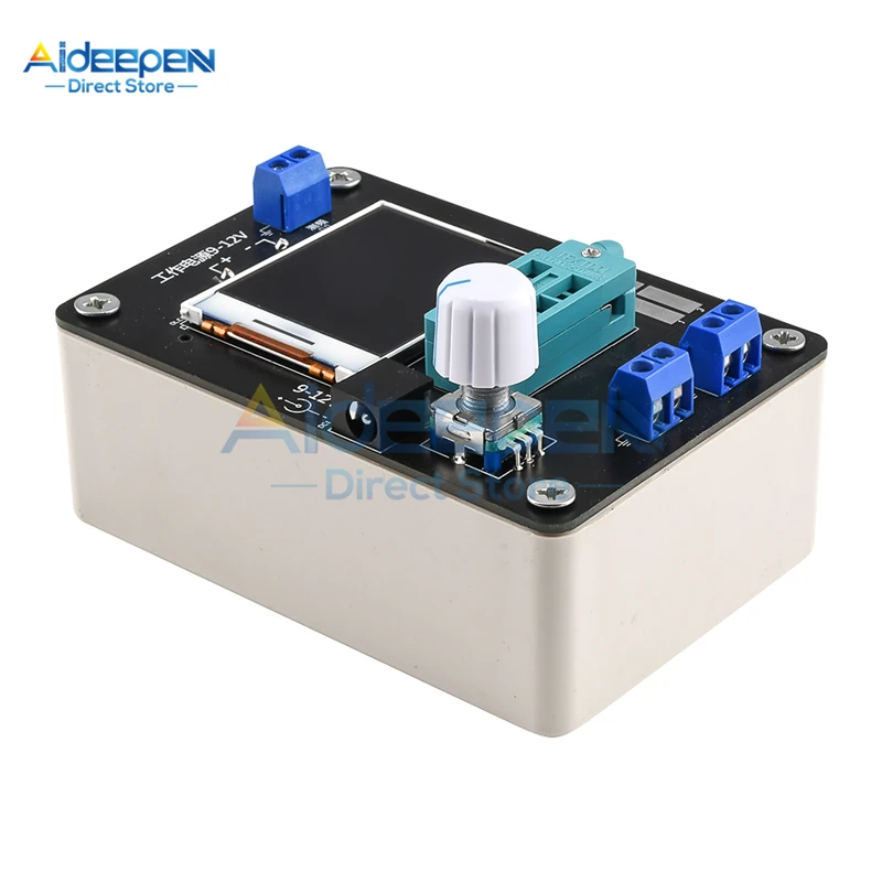 Upgraded Version GM328A Transistor Tester LCR Diode Capacitance ESR Voltage Frequency Meter PWM Signal Generator Russian/English 5