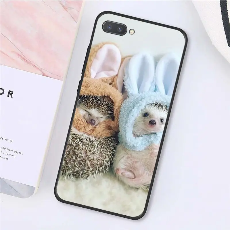 Cute Animal Hedgehog Cattle Fox Deer Flower