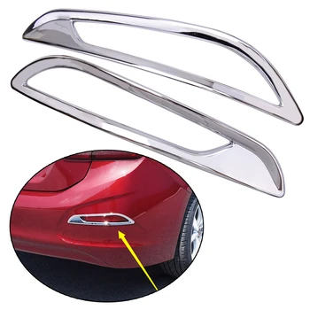 

1Pair Rear Fog Light Lamp Cover Trim ABS Chrome Car Fit for Chevrolet Cruze 2017 2018