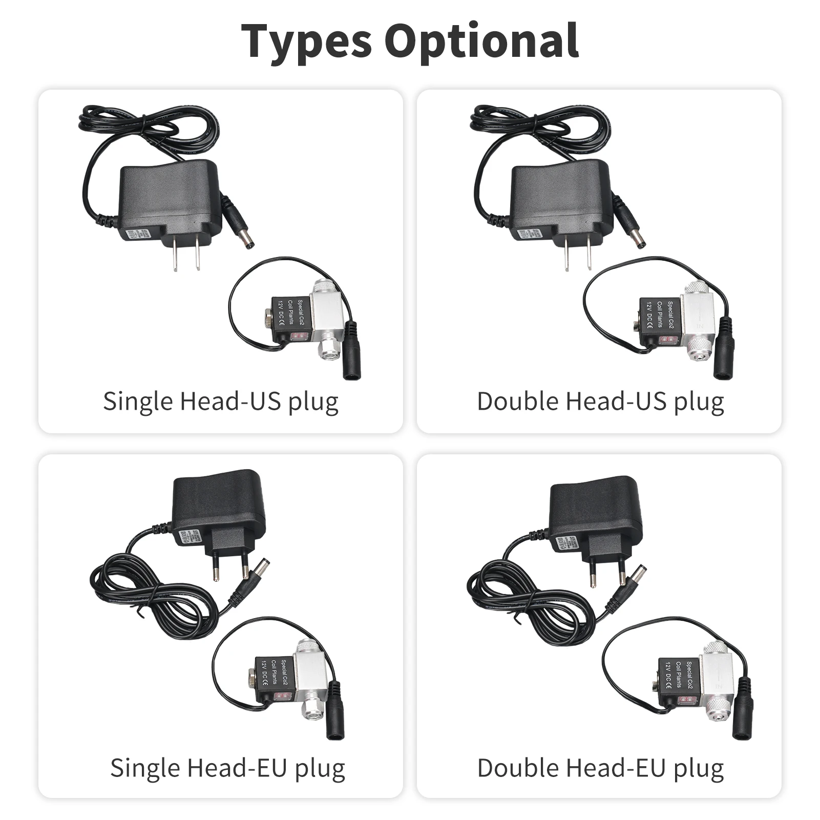 Noiseless Aquarium Co2 Solenoid Valve Regulator Dc 110V-220V Low Temperature Co2 Aquarium Fish Tank Electric Magnetic Valve Co2 Regulator Aquarium Co2 Accessories Aquarium Co2 Solenoid Valve